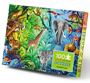 Holografische dierenpuzzel 100